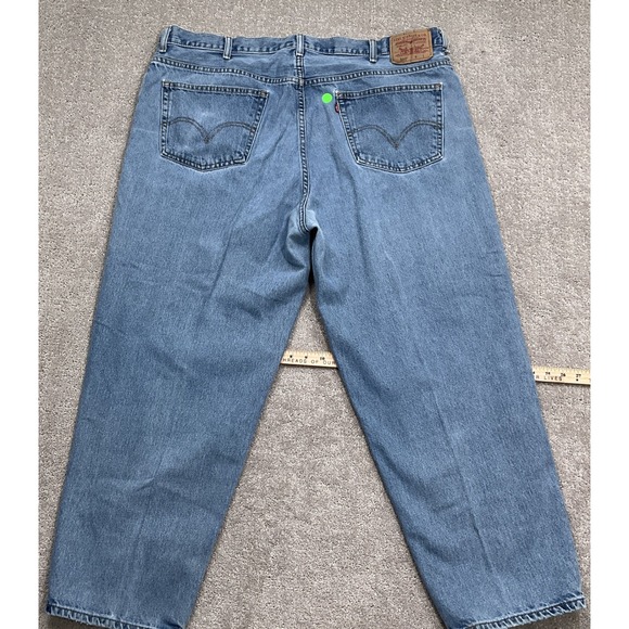 Levis 560 Jeans Men 44W 30L Blue Comfort Fit Relaxed Fit Light Wash Denim VTG - Picture 13 of 15